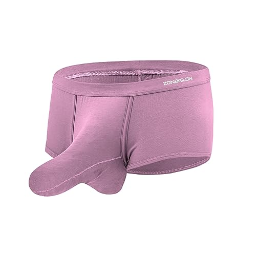 BIATWOWR Men's Boxer Shorts Double Pockets Separate Bulge Ball Pouch Underwear Men BIATWOWR Men's Boxer Shorts Double Pockets Separate Bulge Ball Pouch Underwear Men von BIATWOWR