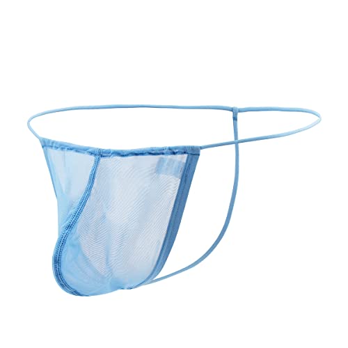 BIATWOWR Men's Transparent G-String Underwear with Enhanced Pouch and Short Legs BIATWOWR Men's Transparent G-String Underwear with Enhanced Pouch and Short Legs von BIATWOWR