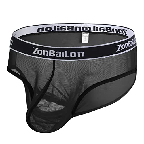 BIATWOWR Mens Herren Unterwäsche Retroshorts Sexy Mesh See Through Trunks Stretch Breathable Herren Underwear Shorts Soft Loose Boxers Briefs Black 3XL BIATWOWR Mens Herren Unterwäsche Retroshorts Sexy Mesh See Through Trunks Stretch Breathable Herren Underwear Shorts Soft Loose Boxers Briefs Black 3XL von BIATWOWR