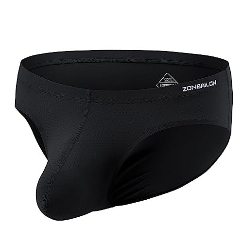 BIATWOWR Sexy Herren Dreieck Unterwäsche Beutel Super Atmungsaktive Niedrige Taille Unterwäsche Schwarz XL BIATWOWR Sexy Herren Dreieck Unterwäsche Beutel Super Atmungsaktive Niedrige Taille Unterwäsche Schwarz XL von BIATWOWR