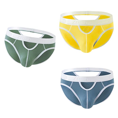 BIATWOWR Sexy Herren Dreiecksunterwäsche mit Großer Tasche, Niedriger Taille und Ohne Etikett für Komfort und Atmungsaktivität Bikini Brief BIATWOWR Sexy Herren Dreiecksunterwäsche mit Großer Tasche, Niedriger Taille und Ohne Etikett für Komfort und Atmungsaktivität Bikini Brief von BIATWOWR