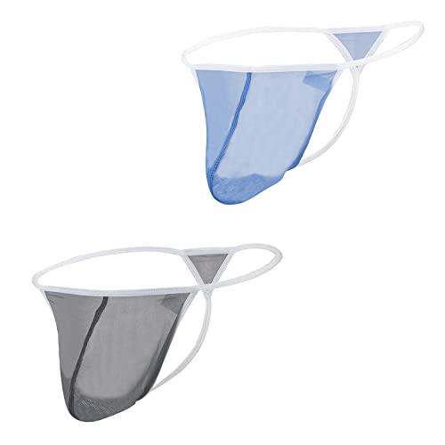 BIATWOWR String Tanga Herren Transparente Sexy Unterwäsche für Männer Strings Tangas T Form 2 Multi 2XL BIATWOWR String Tanga Herren Transparente Sexy Unterwäsche für Männer Strings Tangas T Form 2 Multi 2XL von BIATWOWR