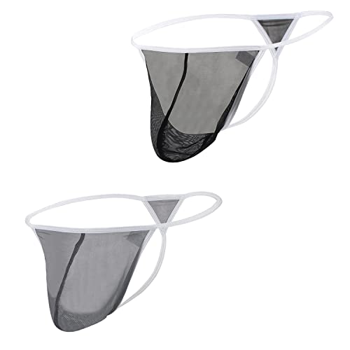 BIATWOWR String Tanga Herren Transparente Sexy Unterwäsche für Männer Strings Tangas T Form 2 Multi 3XL BIATWOWR String Tanga Herren Transparente Sexy Unterwäsche für Männer Strings Tangas T Form 2 Multi 3XL von BIATWOWR