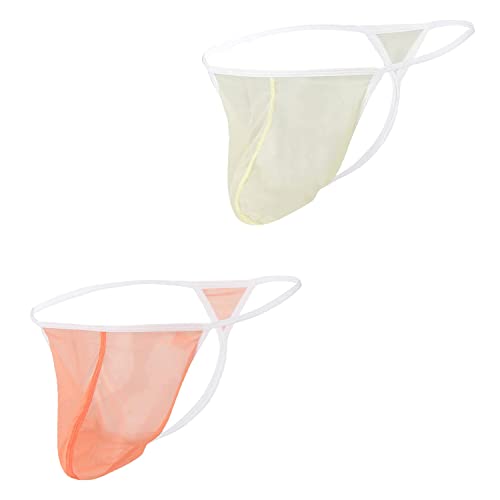 BIATWOWR String Tanga Herren Transparente Sexy Unterwäsche für Männer Strings Tangas T Form 2 Multi XL BIATWOWR String Tanga Herren Transparente Sexy Unterwäsche für Männer Strings Tangas T Form 2 Multi XL von BIATWOWR