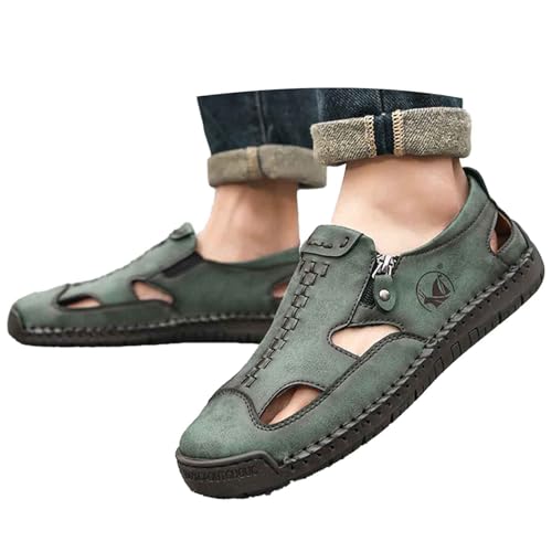 BIBOKAOKE Badeschuhe Herren Wasserdicht Joggingschuhe Retro Pantolette Weite Weich Sohlen Arbeitsschuhe Rutschfest Sportschuhe Bequem Slip on Loafers Leicht Joggingschuhe Freizeit Strandschuhe BIBOKAOKE Badeschuhe Herren Wasserdicht Joggingschuhe Retro Pantolette Weite Weich Sohlen Arbeitsschuhe Rutschfest Sportschuhe Bequem Slip on Loafers Leicht Joggingschuhe Freizeit Strandschuhe von BIBOKAOKE