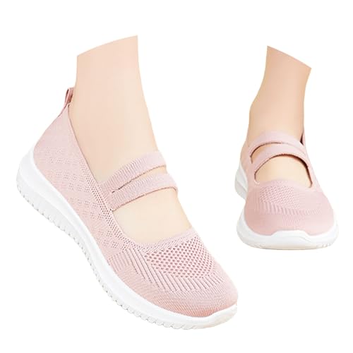 BIBOKAOKE Balerinaschuhe Damen Elegant Leicht Tanzschuhe Gewebte Mesh Gymnastikschuhe Bequem Freizeitschuhe Weite H Barfuss Mittelalter Schuhe mit Weich Sohlen Slip on Sneaker Orthorinas Ballerina BIBOKAOKE Balerinaschuhe Damen Elegant Leicht Tanzschuhe Gewebte Mesh Gymnastikschuhe Bequem Freizeitschuhe Weite H Barfuss Mittelalter Schuhe mit Weich Sohlen Slip on Sneaker Orthorinas Ballerina von BIBOKAOKE