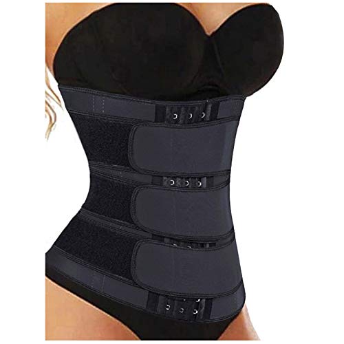 BIBOKAOKE Corsette Damen Unterbrust Korsett Sport DREI-Gürtel-Brustkorsett Gebundener Taillenmieder Waist Corset Corsage für Sport Fitness Training Waist Cincher Gewichtsverlust von BIBOKAOKE