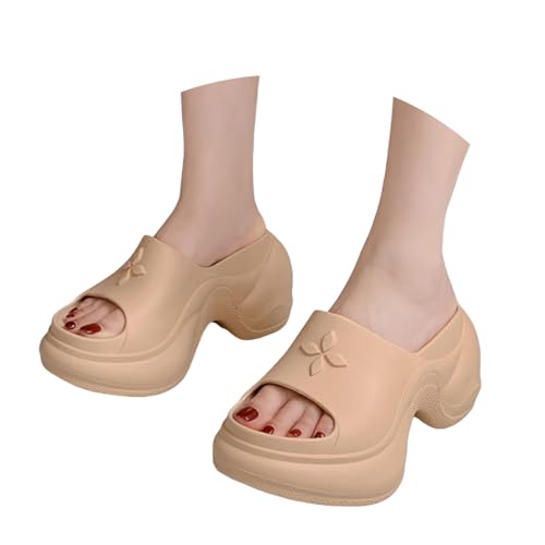 BIBOKAOKE Damenschuhe Stiefeletten Sommer-Hausschuhe für Herren Damen mit dicker Weich Sohle, rutschfest, den Innen- Außenbereich, für das Badezimmer mit weicher Sohle Weiße Overknees Schuhe BIBOKAOKE Damenschuhe Stiefeletten Sommer-Hausschuhe für Herren Damen mit dicker Weich Sohle, rutschfest, den Innen- Außenbereich, für das Badezimmer mit weicher Sohle Weiße Overknees Schuhe von BIBOKAOKE