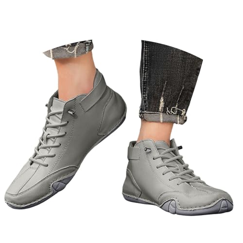 BIBOKAOKE Flache Schuhe Herren Bequem Air Schuhe mit Riemen Weite Barfuss Stiefeletten Hohe Stiefel Mode Freizeitschuhe Gummistiefel Weich Gartenstiefel Fitnessschuhe Trekkingschuhe Walkingschuhe BIBOKAOKE Flache Schuhe Herren Bequem Air Schuhe mit Riemen Weite Barfuss Stiefeletten Hohe Stiefel Mode Freizeitschuhe Gummistiefel Weich Gartenstiefel Fitnessschuhe Trekkingschuhe Walkingschuhe von BIBOKAOKE