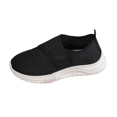 BIBOKAOKE Flache leichte Arbeitsschuhe sportliche atmungsaktive Damen Freizeitschuhe einfarbige Wanderschuhe mit weicher Sohle für Menschen mittleren Alters und ältere Menschen von BIBOKAOKE