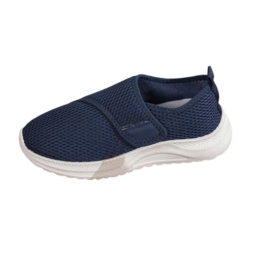 BIBOKAOKE Flache leichte Arbeitsschuhe sportliche atmungsaktive Damen Freizeitschuhe einfarbige Wanderschuhe mit weicher Sohle für Menschen mittleren Alters und ältere Menschen von BIBOKAOKE