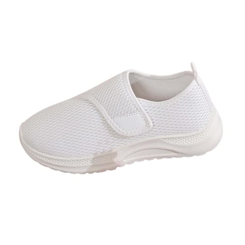 BIBOKAOKE Flache leichte Arbeitsschuhe sportliche atmungsaktive Damen Freizeitschuhe einfarbige Wanderschuhe mit weicher Sohle für Menschen mittleren Alters und ältere Menschen von BIBOKAOKE