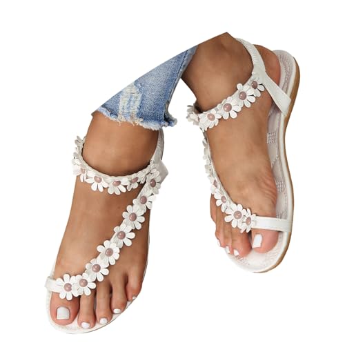 BIBOKAOKE Flip Flops Damen Boho Flache Slipper Wasserdicht Sportschuhe Elegant Trekkingschuhe Elastic Hausschuhe Mode Sommerschuhe Rutschfest Bequem Schnell Trocknend Turnschuhe Schuhe BIBOKAOKE Flip Flops Damen Boho Flache Slipper Wasserdicht Sportschuhe Elegant Trekkingschuhe Elastic Hausschuhe Mode Sommerschuhe Rutschfest Bequem Schnell Trocknend Turnschuhe Schuhe von BIBOKAOKE