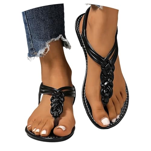 BIBOKAOKE Flip Flops Damen Einfarbige Sommerschuhe Atmungsaktiv Sandalen Freizeit Strandschuhe Flache Stoffschuhe Bequem Walkingschuhe Bunt Fitnessschuhe Mit Gummiband Slipper Hausschuhe BIBOKAOKE Flip Flops Damen Einfarbige Sommerschuhe Atmungsaktiv Sandalen Freizeit Strandschuhe Flache Stoffschuhe Bequem Walkingschuhe Bunt Fitnessschuhe Mit Gummiband Slipper Hausschuhe von BIBOKAOKE