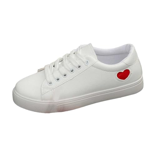 BIBOKAOKE Freizeitschuhe Damen Low-Cut Sneaker Flache Schuhe Mode vielseitige Turnschuhe Walkingschuhe Turnschuhe Leicht Atmungsaktive von BIBOKAOKE