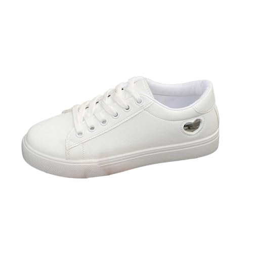 BIBOKAOKE Freizeitschuhe Damen Low-Cut Sneaker Flache Schuhe Mode vielseitige Turnschuhe Walkingschuhe Turnschuhe Leicht Atmungsaktive von BIBOKAOKE