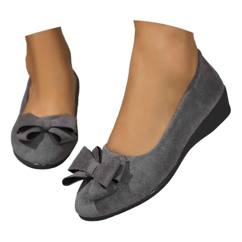 BIBOKAOKE Freizeitschuhe Damen Slip on Orthopädische Loafers Leicht Walkingschuhe Freizeit Leinenschuhe Waschbare Sandalen Rutschfest Strandschuhe Wasserdicht Slipper Weich Sohlen Badeschuhe von BIBOKAOKE