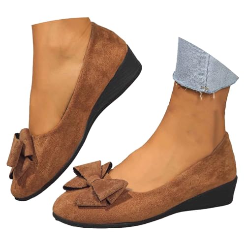 BIBOKAOKE Freizeitschuhe Damen Slip on Orthopädische Loafers Leicht Walkingschuhe Freizeit Leinenschuhe Waschbare Sandalen Rutschfest Strandschuhe Wasserdicht Slipper Weich Sohlen Badeschuhe von BIBOKAOKE