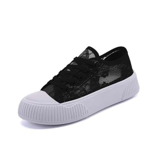 BIBOKAOKE Freizeitschuhe Damen Spitzen Trachten Schuhe Einfarbig Flache Walking Schuhe Mesh Atmungsaktive Oktoberfest Outdoor Sportschuhe BIBOKAOKE Freizeitschuhe Damen Spitzen Trachten Schuhe Einfarbig Flache Walking Schuhe Mesh Atmungsaktive Oktoberfest Outdoor Sportschuhe von BIBOKAOKE
