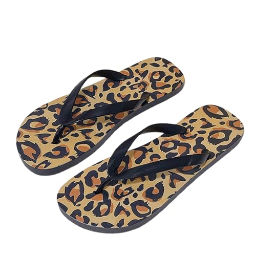 BIBOKAOKE Hausschuhe Damen Sommer Leicht Weite Zehentrenner Mode Strandschuhe Elegant Weich Sohlen Walkingschuhe Einfachheit Pantolette Leicht Slip on Slides Rutschfest Bequem Flip Flops von BIBOKAOKE