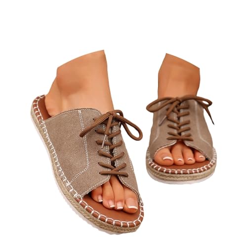 BIBOKAOKE Hausschuhe Damen Sommer Plateau Leinenschuhe Elegant Schuhe Rutschfest Sommerschuhe Waschbare Strandschuhe Freizeitschuhe Retro Slipper Schnell Trocknend Wasserschuhe Slip on Pantolette BIBOKAOKE Hausschuhe Damen Sommer Plateau Leinenschuhe Elegant Schuhe Rutschfest Sommerschuhe Waschbare Strandschuhe Freizeitschuhe Retro Slipper Schnell Trocknend Wasserschuhe Slip on Pantolette von BIBOKAOKE