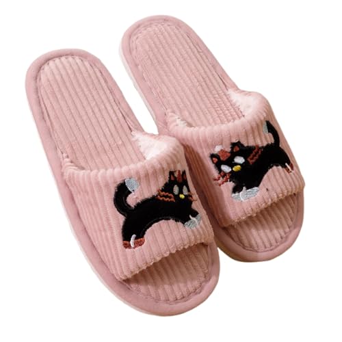 BIBOKAOKE Hausschuhe Damen Warme Weicher Hausschlappen Bequeme Plüsch Pantoffeln Lustige Cartoon Tierdruck Filzhausschuhe Offene Zehen Herbst Winter Hauspantoffeln Flache Stylisches Slippers BIBOKAOKE Hausschuhe Damen Warme Weicher Hausschlappen Bequeme Plüsch Pantoffeln Lustige Cartoon Tierdruck Filzhausschuhe Offene Zehen Herbst Winter Hauspantoffeln Flache Stylisches Slippers von BIBOKAOKE