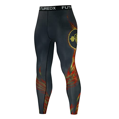 BIBOKAOKE Herren Kompressionshose Sport Leggings Lange Laufhosen Schnell Trocknend Atmungsaktiv Leicht Sport Running Lang Hose Camouflage Fitness Jogginghose Berglauf Hose, Offroad-Laufen von BIBOKAOKE