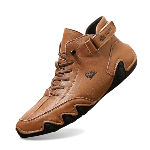BIBOKAOKE Herren Wanderschuhe High-Top Winterschuhe mit Mit Klettverschluss Schnürhalbschuhe mode Freizeitschuhe rutschfest Stiefeletten Warme und Kaschmir Kurzschaft Boots Retro Winterstiefel BIBOKAOKE Herren Wanderschuhe High-Top Winterschuhe mit Mit Klettverschluss Schnürhalbschuhe mode Freizeitschuhe rutschfest Stiefeletten Warme und Kaschmir Kurzschaft Boots Retro Winterstiefel von BIBOKAOKE