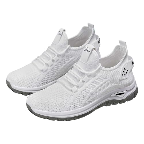 BIBOKAOKE Joggingschuhe Damen Einfarbige Mesh Strandschuhe Mode Sportschuhe Rutschfest Weich Sohlen Slides Elegant Joggingschuhe Leicht Laufschuhe Freizeit Walkingschuhe Bequem Sommerschuhe von BIBOKAOKE