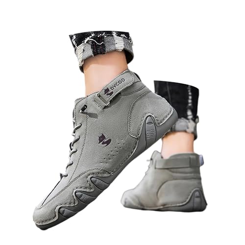 BIBOKAOKE Joggingschuhe Herren Trekkingschuhe Wasserdicht Mid Kletterschuhe Bergsteigen Klettern Wandern Schuhe Hiking Boots Leicht Wanderschuhe Atmungsaktiv Wanderstiefel Outdoorschuhe von BIBOKAOKE