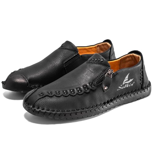 BIBOKAOKE Lederschuhe Herren Sommer Mode Bequem Freizeitschuhe Wasserdicht Weich Arbeitsschuhe Leicht Lederschuhe Komfort Schnell Trocknend Sommerschuhe Freizeit Weite Loafers Sneaker BIBOKAOKE Lederschuhe Herren Sommer Mode Bequem Freizeitschuhe Wasserdicht Weich Arbeitsschuhe Leicht Lederschuhe Komfort Schnell Trocknend Sommerschuhe Freizeit Weite Loafers Sneaker von BIBOKAOKE