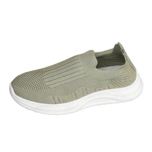 BIBOKAOKE Orthopädische Schuhe Damen Slip on Sneaker Walkingschuhe Leicht Atmungsaktive Lässige Komfort Laufschuhe Bequeme Outdoor Sportschuhe Frühling Herbst von BIBOKAOKE