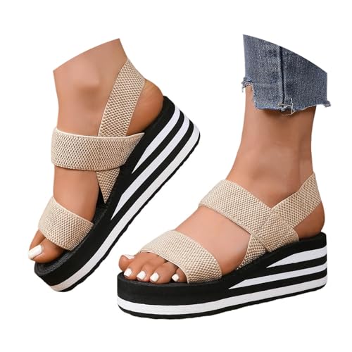 BIBOKAOKE Plateau Schuhe Damen Boho Bequem Strandschuhe Mode Pantolette Wasserdicht Slip on Walkingschuhe Sportschuhe Komfort Schnell Trocknend Sandalen Rutschfest Strandschuhe Weite Hausschuhe BIBOKAOKE Plateau Schuhe Damen Boho Bequem Strandschuhe Mode Pantolette Wasserdicht Slip on Walkingschuhe Sportschuhe Komfort Schnell Trocknend Sandalen Rutschfest Strandschuhe Weite Hausschuhe von BIBOKAOKE