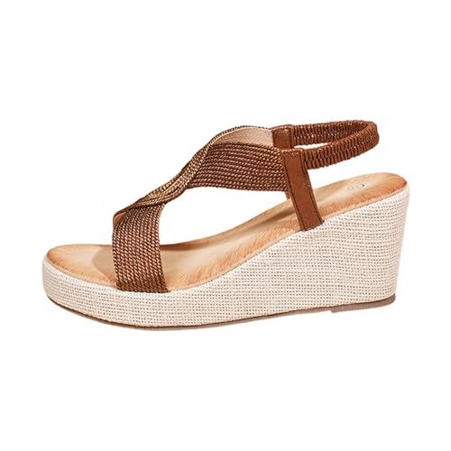 BIBOKAOKE Sandalen Damen Sommer Plateau Keilsandalen Leicht Loafers Lässige Strandschuhe Wasserdicht Stoffschuhe Retro Walkingschuhe Einfarbige Sportschuhe Fitnesss Hausschuhe Bequem Freizeitschuhe BIBOKAOKE Sandalen Damen Sommer Plateau Keilsandalen Leicht Loafers Lässige Strandschuhe Wasserdicht Stoffschuhe Retro Walkingschuhe Einfarbige Sportschuhe Fitnesss Hausschuhe Bequem Freizeitschuhe von BIBOKAOKE
