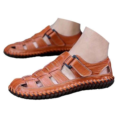 BIBOKAOKE Sandalen Herren Sommer Strand Freizeit Strandschuhe Mode Sportschuhe Leicht Slip on Schuhe Elegant Laufschuhe Schnell Trocknend Loafers Wasserdicht Walkingschuhe Weite Lederschuhe BIBOKAOKE Sandalen Herren Sommer Strand Freizeit Strandschuhe Mode Sportschuhe Leicht Slip on Schuhe Elegant Laufschuhe Schnell Trocknend Loafers Wasserdicht Walkingschuhe Weite Lederschuhe von BIBOKAOKE