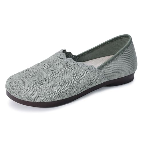 BIBOKAOKE Slipper Damen Orthopädische Walkingschuhe Rutschfest Schuhe Atmungsaktiv Joggingschuhe Bunt Strandschuhe Freizeit Sneaker Plateau Tanzschuhe Bequem Stoffschuhe Fitnessschuhe Wasserschuhe von BIBOKAOKE