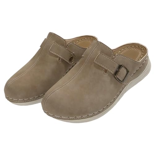 BIBOKAOKE Slipper Damen Sommer Komfort Keilsandalen Mode Lederschuhe Weich Sohlen Hausschuhe Bequem Slip on Slides Rutschfest Walkingschuhe Wasserdicht Strandschuhe Freizeit Weite Pantolette BIBOKAOKE Slipper Damen Sommer Komfort Keilsandalen Mode Lederschuhe Weich Sohlen Hausschuhe Bequem Slip on Slides Rutschfest Walkingschuhe Wasserdicht Strandschuhe Freizeit Weite Pantolette von BIBOKAOKE