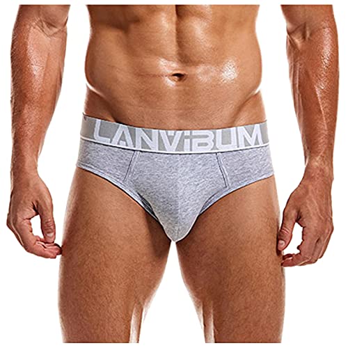 BIBOKAOKE Slips Herren Höschen Underpants Brief Bedrucktes Unterhose Mode Low Rise Sportunterhose Slips Stretcken Trunk Unterwäsche Retroshort Sexy Panty Bequeme U Konvexen Beutel Unterhose von BIBOKAOKE