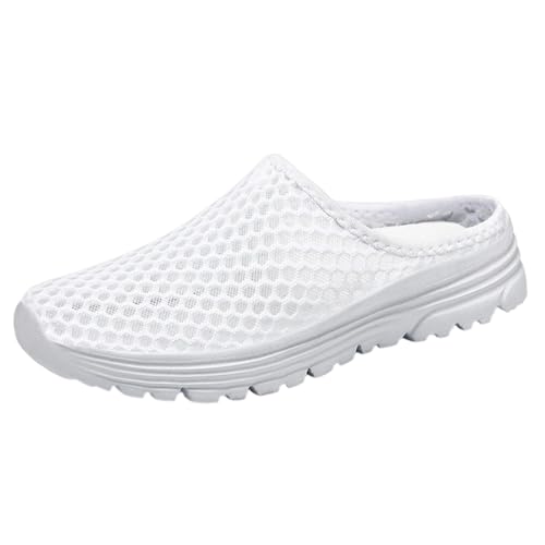 BIBOKAOKE Sneaker Damen Bunt Freizeitschuhe Rutschfest Strandschuhe Freizeit Schuhe Einfarbige Slip on Stoffschuhe Elegant Sommerschuhe Plateau Wasserschuhe Weich Sohlen Tanzschuhe Leicht Laufschuhe von BIBOKAOKE