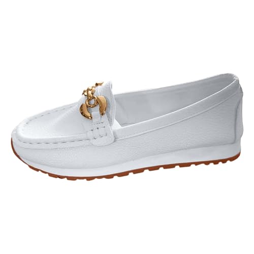 BIBOKAOKE Sneaker Damen Freizeit Schlappen Mode Turnschuhe Einfachheit Weich Sohlen Strandschuhe Wasserdicht Slides Atmungsaktiv Slip on Slipper Komfort Loafers Elegant Sportschuhe Lederschuhe von BIBOKAOKE