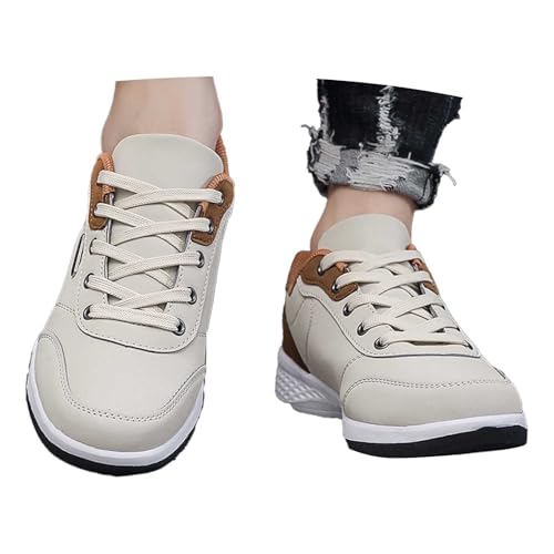 BIBOKAOKE Sneaker Damen Mode Sportschuhe mit Riemen Freizeit Lederschuhe Flache Walkingschuhe Turnschuhe Stoffschuhe Weite Leicht Laufschuhe Bequem Joggingschuhe Loafers Yogaschuhe Fitnessschuhe von BIBOKAOKE