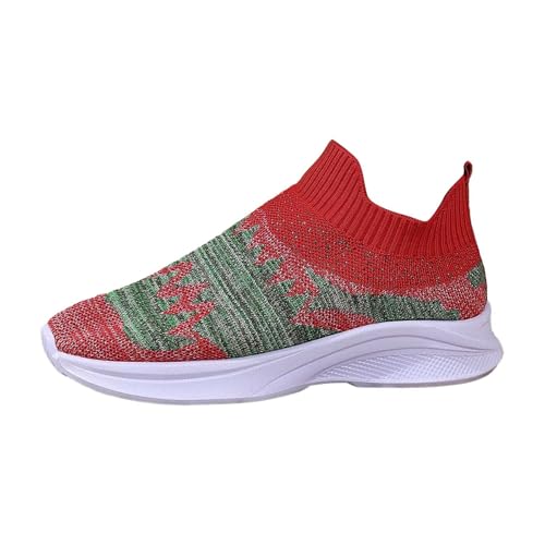 BIBOKAOKE Sneaker Damen Slip On Atmungsaktiv Mesh Walkingschuhe Turnschuhe Fitness Gym Sportschuhe Schlupfschuhe Bequeme Outdoor Trekkingschuhe von BIBOKAOKE