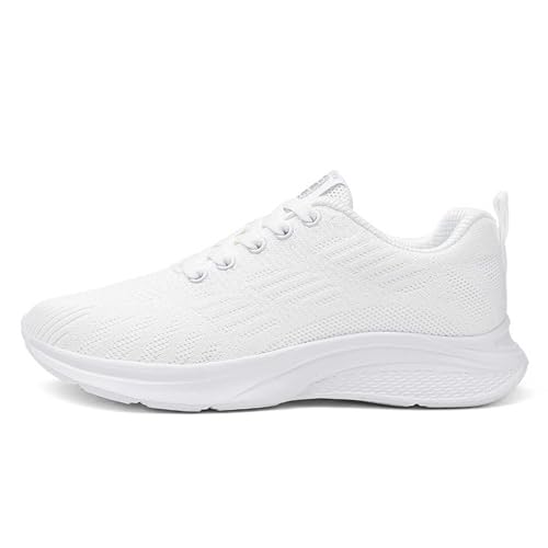 BIBOKAOKE Sneaker Damen Sportschuhe Mesh Leichtgewichts Weiche Sohle Turnschuhe Atmungsaktiv Laufschuhe Freizeitschuhe Flache Schuhe Fitnessschuhe Joggingschuhe von BIBOKAOKE