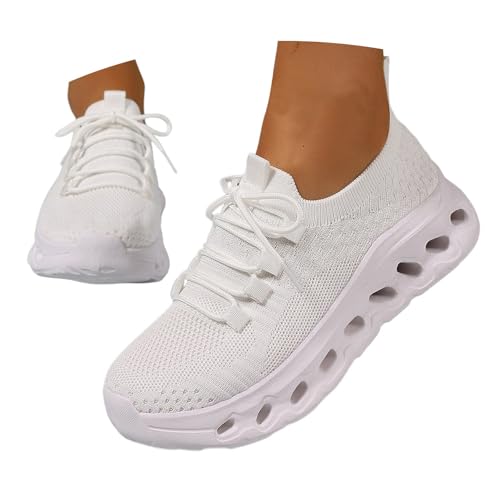 BIBOKAOKE Sneaker Damen Sportschuhe vielseitige Turnschuhe Laufschuhe Fitnessschuhe Slip on Bequem leicht Walkingschuhe Damenschuhe Wanderschuhe Freizeitschuhe von BIBOKAOKE