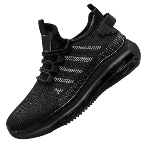 BIBOKAOKE Sneaker Herren Flache Schuhe Sportschuhe Atmungsaktiv Joggingschuhe Bequeme Laufschuhe leicht Walkingschuhe Dicke Sohle Komfortabel Trekkingschuhe von BIBOKAOKE