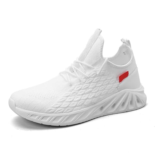 BIBOKAOKE Sneaker Herren Mesh Laufschuhe Atmungsaktiv Joggingschuhe Bequeme Sportschuhe Flache Schuhe Turnschuhe Wanderschuhe männer Tennisschuhe Outdoor Fitnessschuhe von BIBOKAOKE