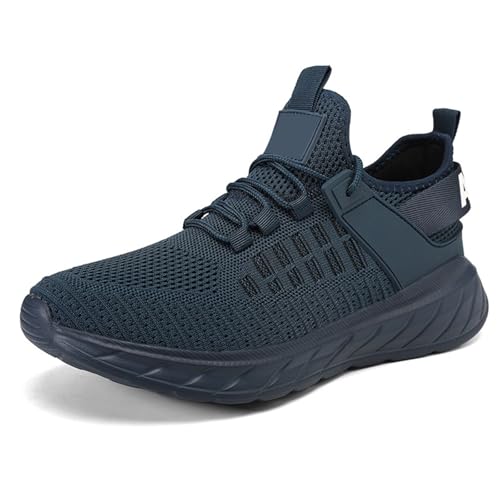 BIBOKAOKE Sneaker Herren Mode Walking Laufschuhe Bequem leicht Netzstoff atmungsaktiv Walkingschuhe Outdoor Fitness Athletik Workout Sportschuhe lässig Slip-On von BIBOKAOKE