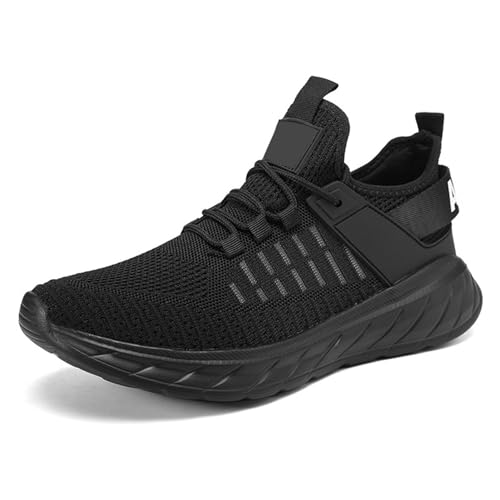 BIBOKAOKE Sneaker Herren Mode Walking Laufschuhe Bequem leicht Netzstoff atmungsaktiv Walkingschuhe Outdoor Fitness Athletik Workout Sportschuhe lässig Slip-On von BIBOKAOKE