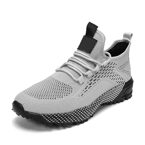 BIBOKAOKE Sneaker Herren Weiche Sohle Mesh Freizeitschuhe Verschleißfest Schuhsohlen Bequeme Atmungsaktive Trekkingschuhe rutschfest Sportschuhe Herbst von BIBOKAOKE