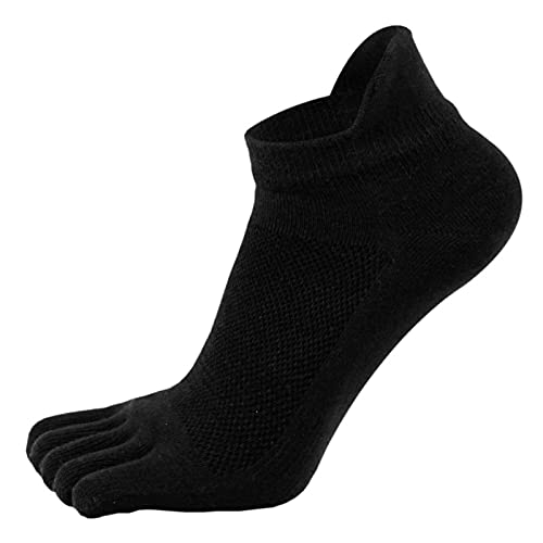 BIBOKAOKE Socken Herren Zehensocken Kurze atmungsaktiv Sportsocken Täglich Haussocken Soft Stricksocken Five Finger Socken Tennissocken Wandersocken Laufsocken Fahrradsocken Wandersocken von BIBOKAOKE